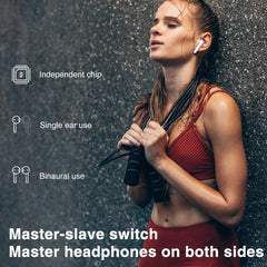 Bluetooth Touch Control LED Display Gaming Sports Waterproof Earbuds