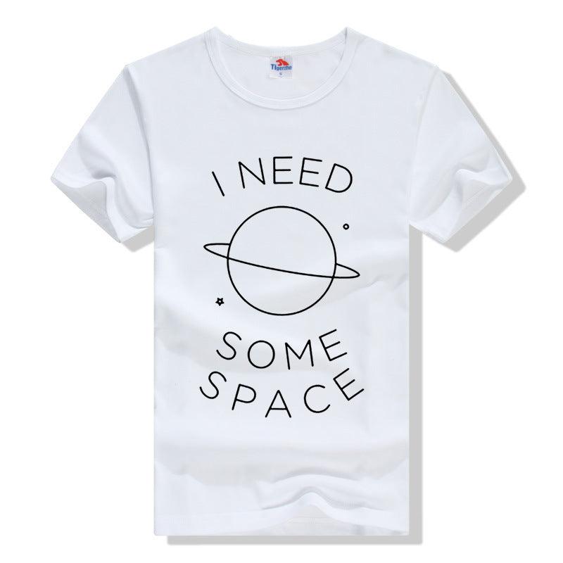 I NEED SOME SPACE Letter T-Shirt