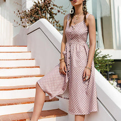 European And American Seaside Vacation Casual Dress