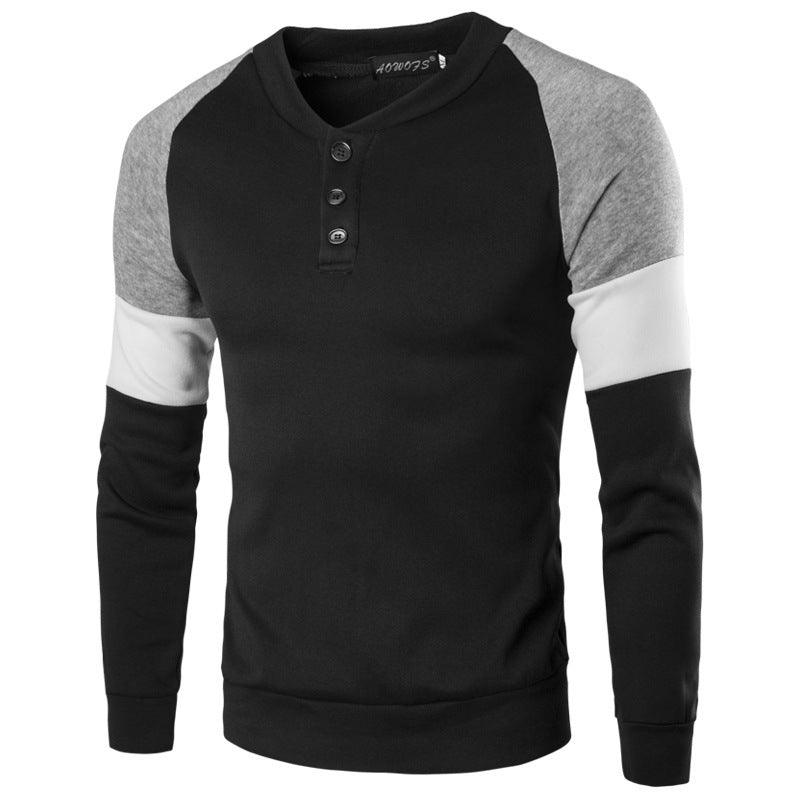 Sweat-shirt à coutures de couverture pour hommes