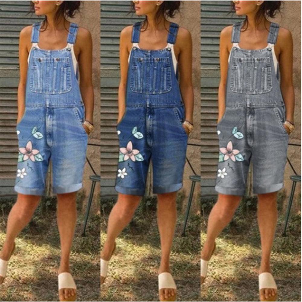 Imprimer une salopette en jean sur une salopette et un short slim