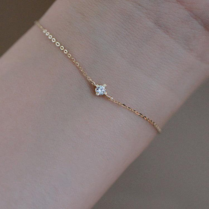 S925 Sterling Sølv 14K forgyldt armbånd