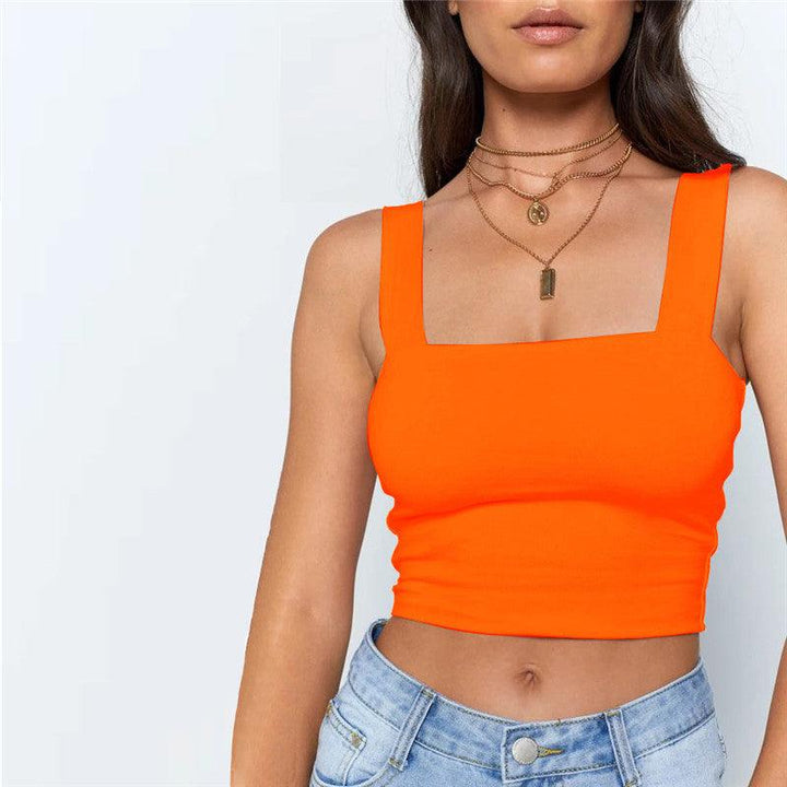 Mode T-shirt Crop Top til kvinder