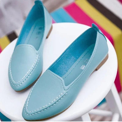 Soft Single Shoes Women Round toe Flats Women's Flats Ladies Brand Shoes Women Loafers