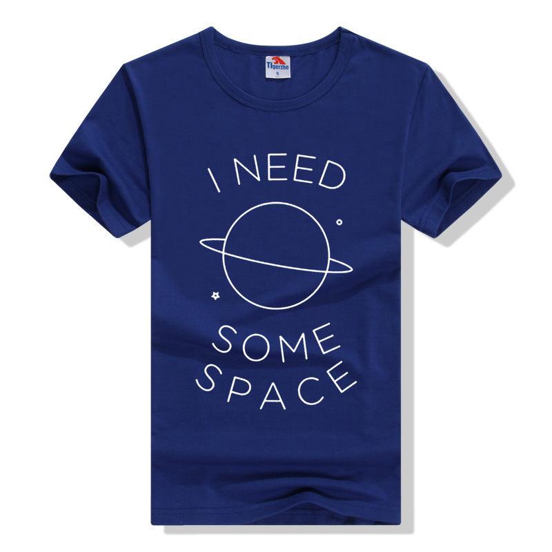 I NEED SOME SPACE Letter T-Shirt