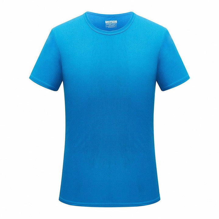 Mænd Quick Dry T-shirt Running Slim Fit Top Tees Solide skjorter