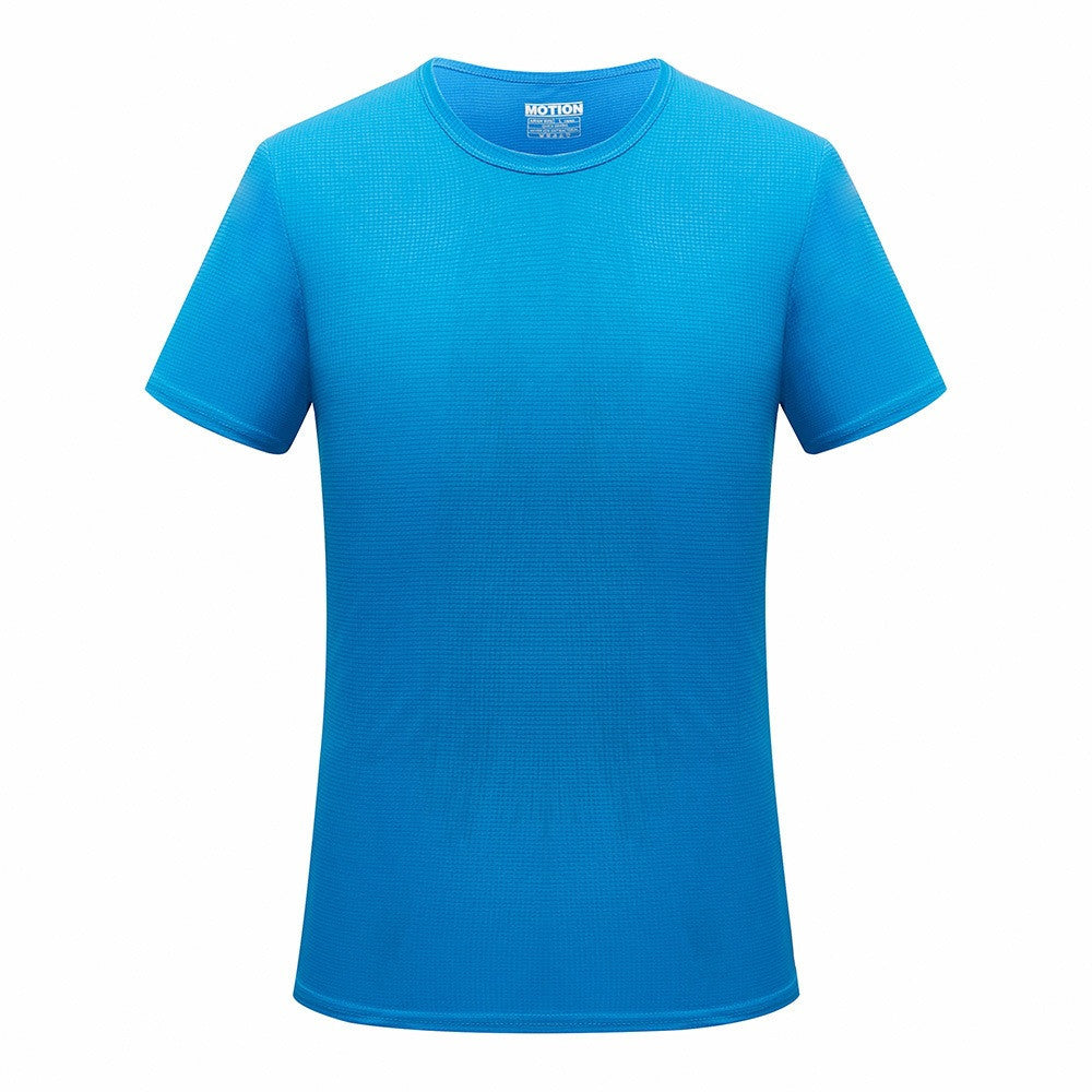 Mænd Quick Dry T-shirt Running Slim Fit Top Tees Solide skjorter