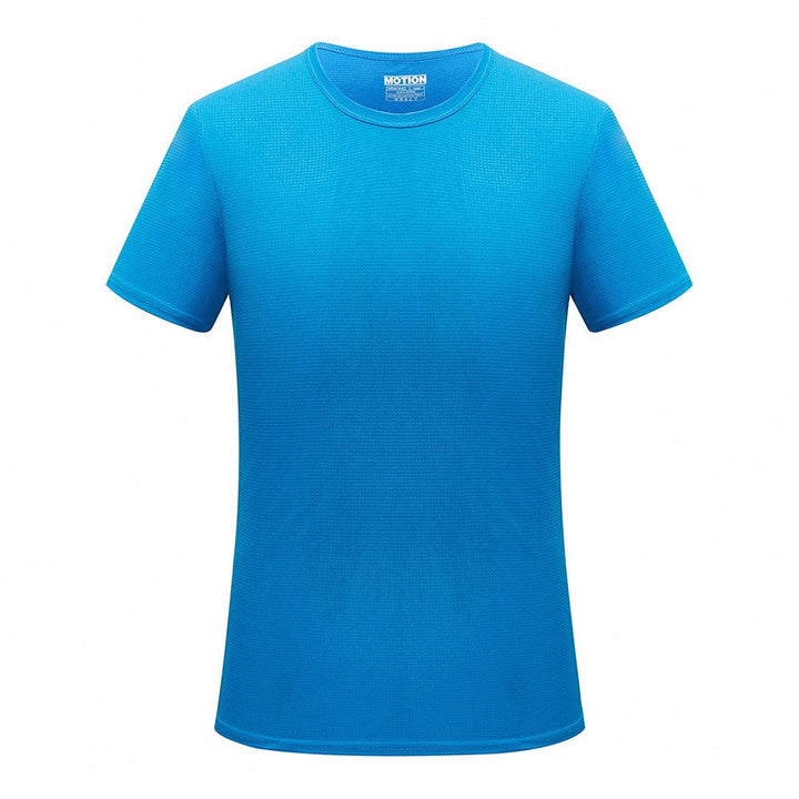 Mænd Quick Dry T-shirt Running Slim Fit Top Tees Solide skjorter