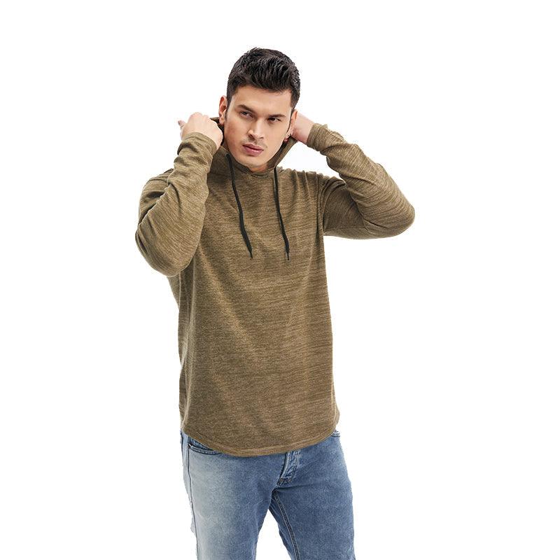 Long Sleeve  Pullover Elastic  Sweatshirt