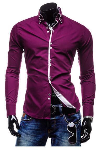 Slim Fit Button Collar Shirts