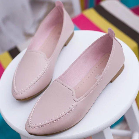 Soft Single Shoes Women Round toe Flats Women's Flats Ladies Brand Shoes Women Loafers