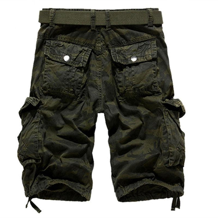 Herre Sommer Loose Camouflage Cargo Shorts