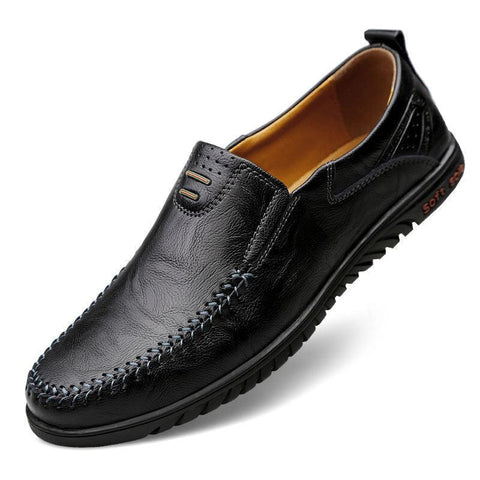 Italian Leather Moccasins