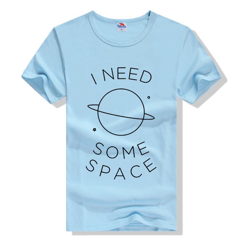 I NEED SOME SPACE Letter T-Shirt