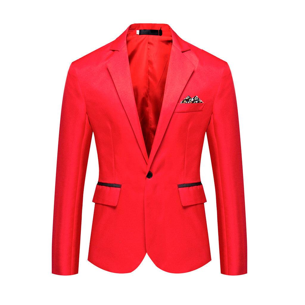 Men's Blazer Stylish Casual Solid Blazer Business Wedding Party Outwear Coat Suit Tops Mens high quality Coat Blazer