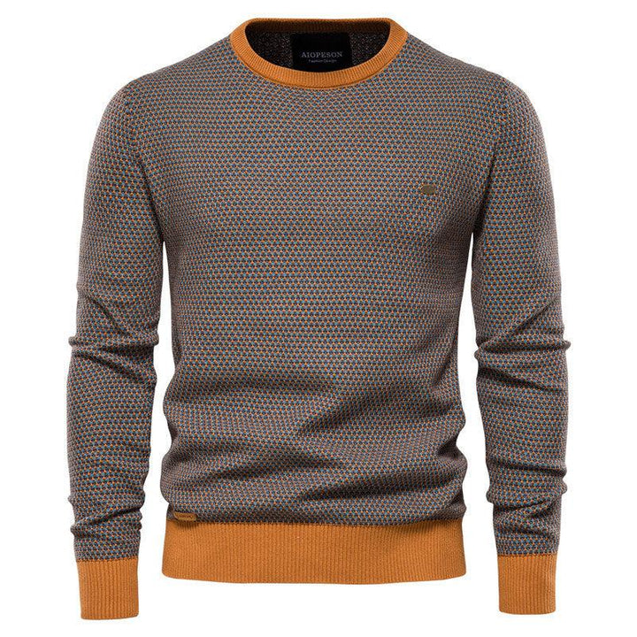 Pull tricoté basique pour hommes