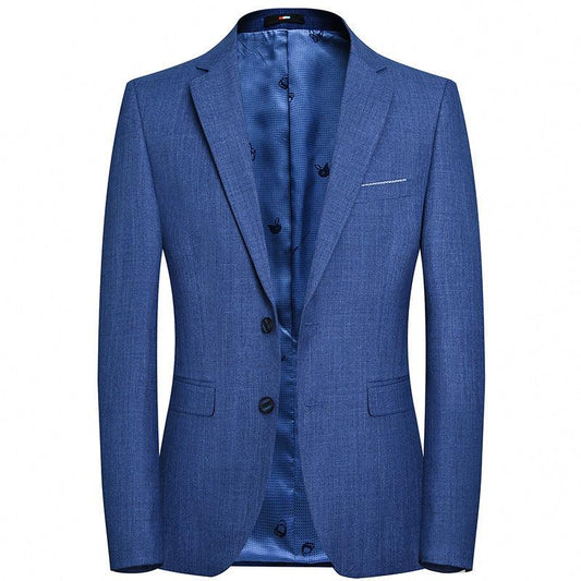 Men's Blue Casual Suit Jacket