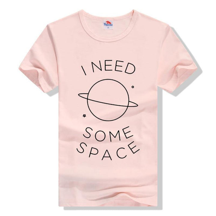 I NEED SOME SPACE Letter T-Shirt