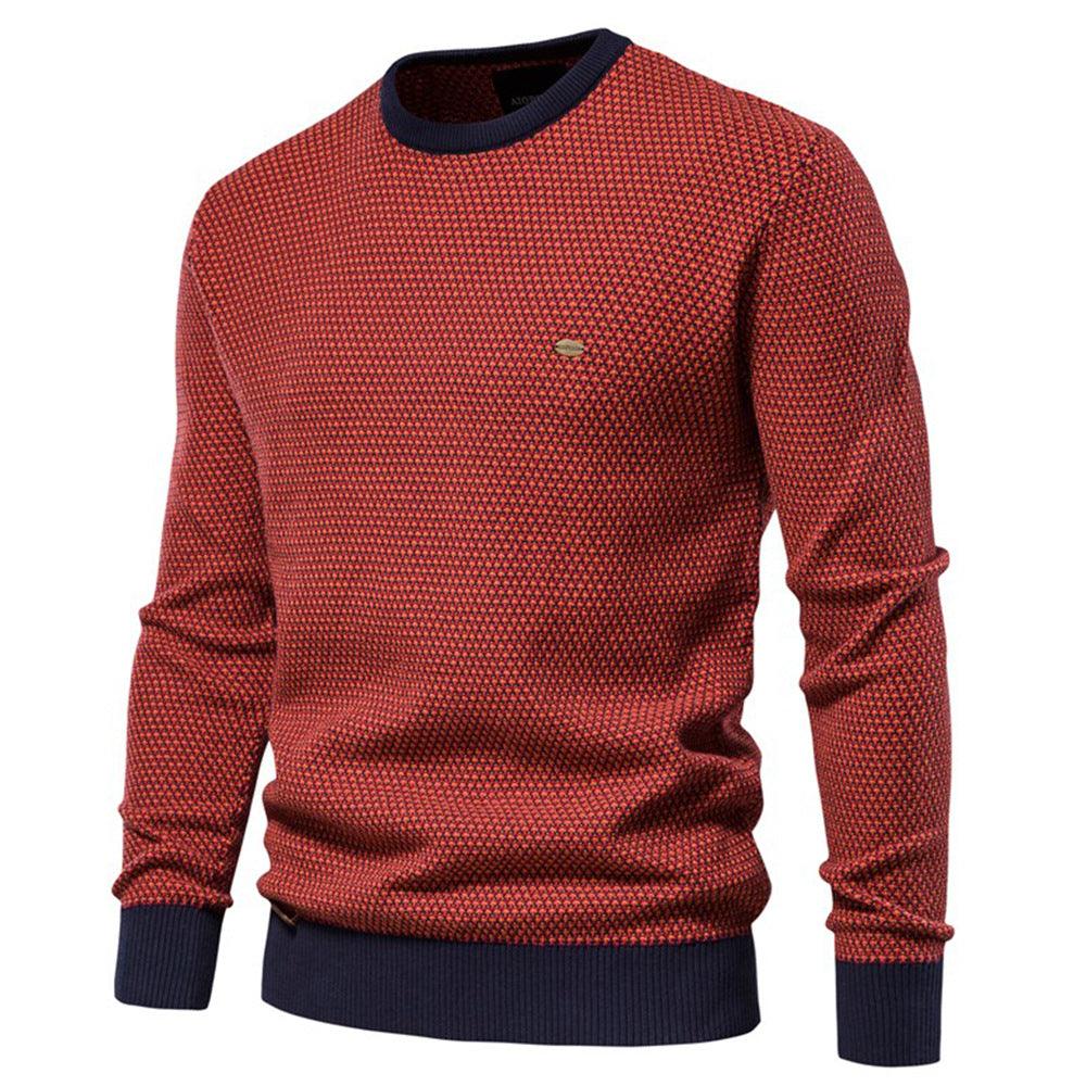 Pull tricoté basique pour hommes