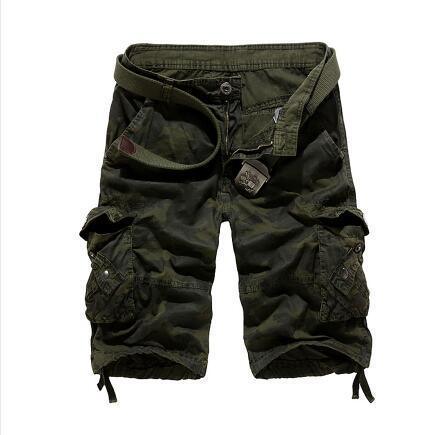 Herre Sommer Loose Camouflage Cargo Shorts