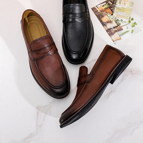 Men's Business Leather  Loafers