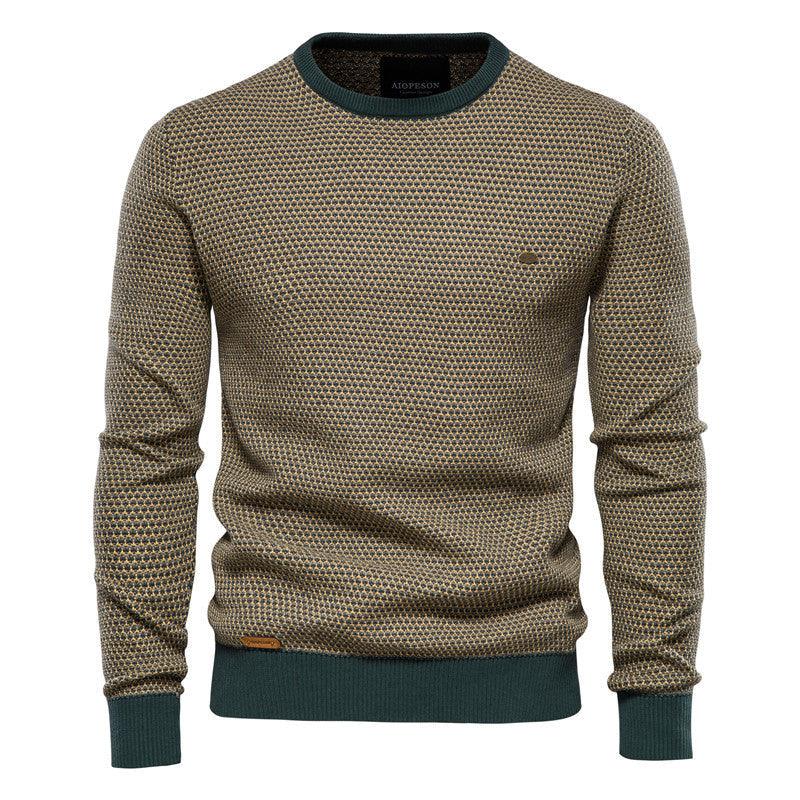 Pull tricoté basique pour hommes