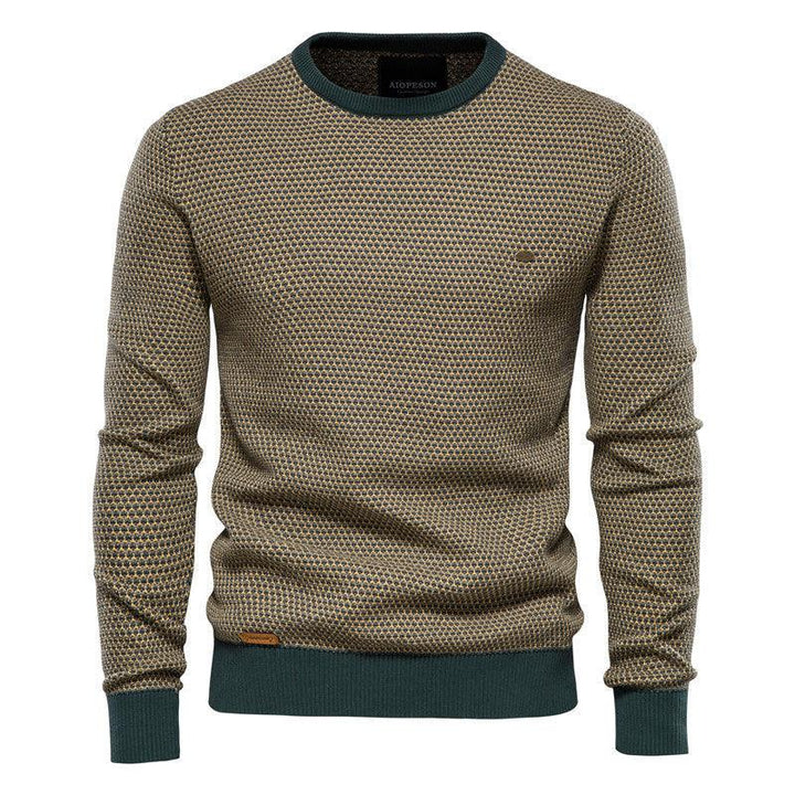 Pull tricoté basique pour hommes