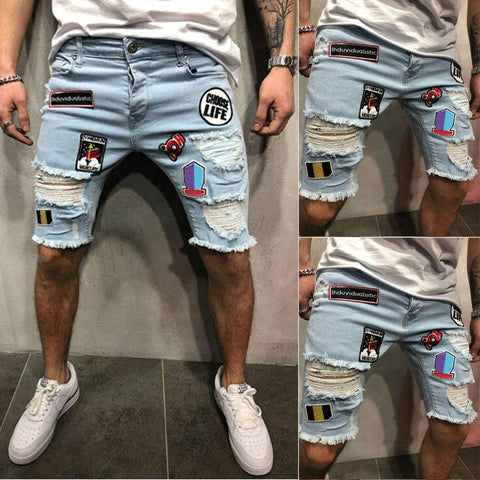 Men's Summer Denim Shorts