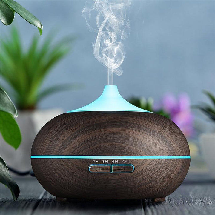 Ultrasonic Wood Grain Aroma Diffuser Luftfugter