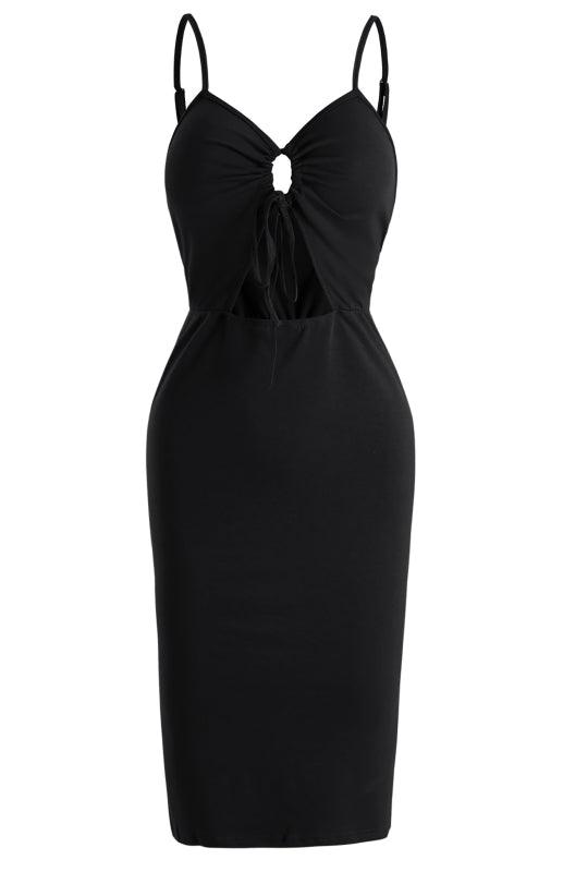 Ladies spring and summer fashion sling bag hip sexy dress