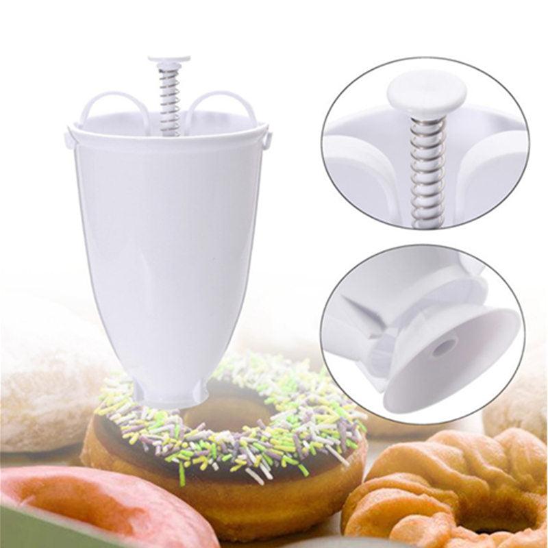 Magic Fast Plastic Donut Maker Waffle Molds Kitchen Accessory Bakeware Doughnut Maker Cake Mold Biscuit Cookies Diy Baking Tool