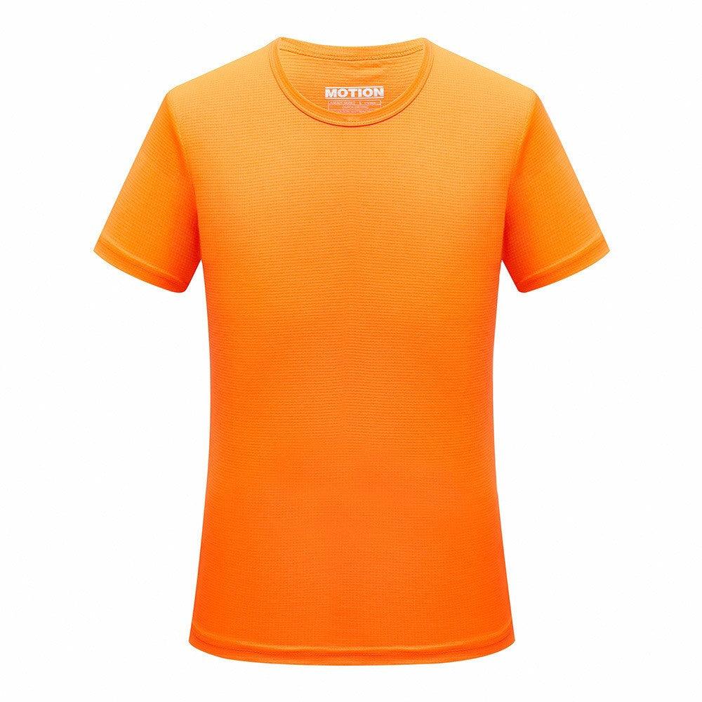 Mænd Quick Dry T-shirt Running Slim Fit Top Tees Solide skjorter