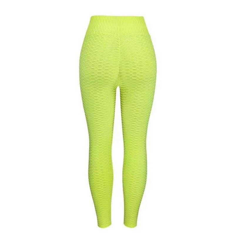 Højtaljet Fitness Leggings Kvinder Træning Push Up Legging Ensfarvet Bodybuilding Jeggings Kvinder Bukser Fitness Slim Bukser