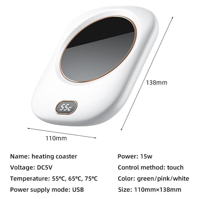 Smart Kaffekrus Kopvarmere Varmebrikker Usb-opladning