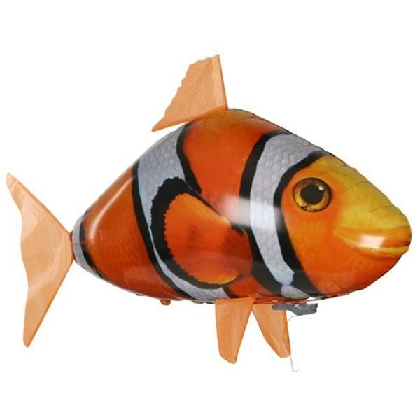 Remote Control Shark Toys Air Swimming Fish RC Animal Toy Infrared RC Fly Air Balloons Clown Fish Toy Gifts Party Decoration