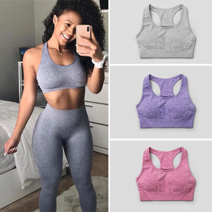 Women Vital Seamless Sport Bra Push Up Sports Bra Workout Bras Sports Wear for Women Gym Fitness Sportswear Top