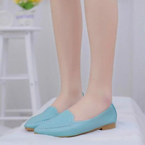 Soft Single Shoes Women Round toe Flats Women's Flats Ladies Brand Shoes Women Loafers