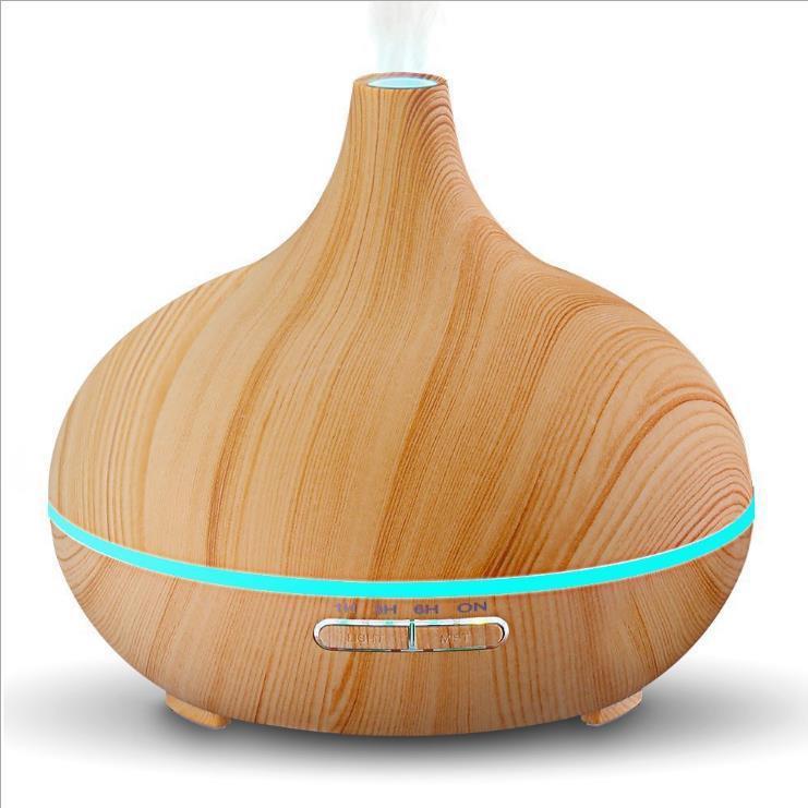 Ultrasonic Wood Grain Aroma Diffuser Luftfugter