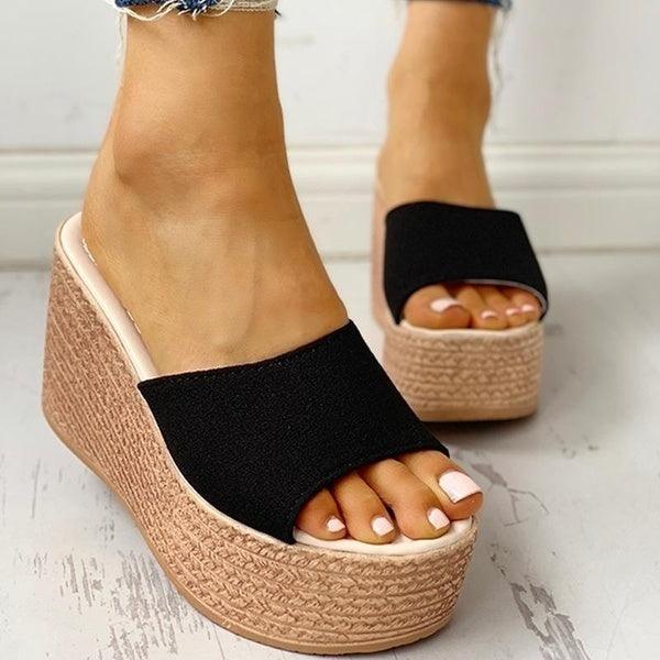 Summer Women's Sandals Peep-Toe Shoes Woman High-Heeled Platfroms Casual Wedges For Women High Heels Shoes
