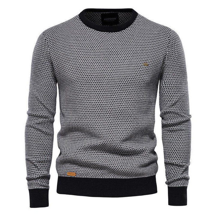 Pull tricoté basique pour hommes