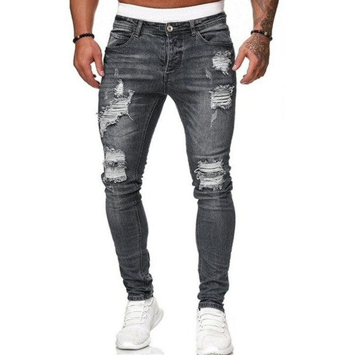 Rippede Slim Fit jeans til mænd