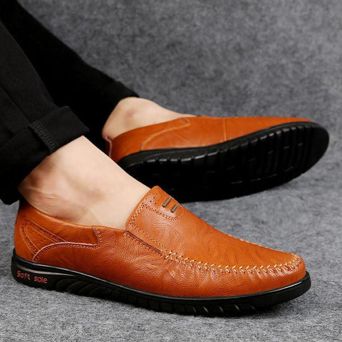 Italian Leather Moccasins