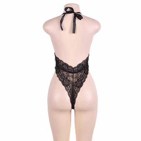 Sexy Women Lace  One Piece Transparent Lingerie