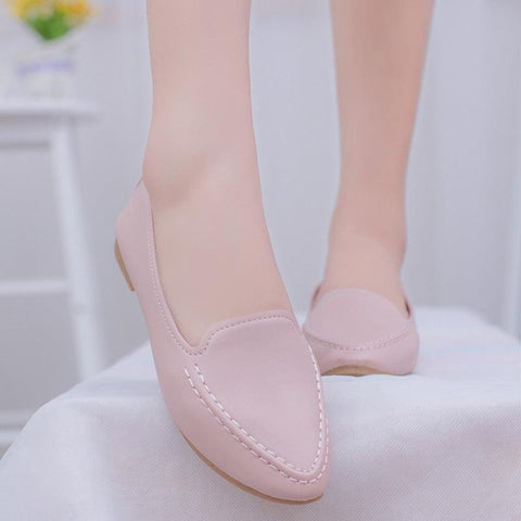 Soft Single Shoes Women Round toe Flats Women's Flats Ladies Brand Shoes Women Loafers