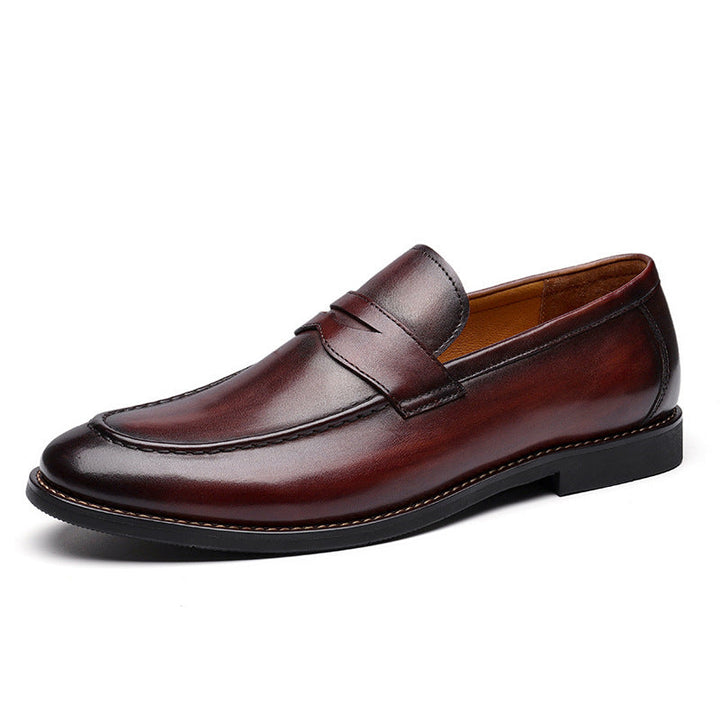 Mocassins en cuir d'affaires pour hommes