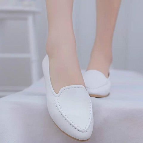 Soft Single Shoes Women Round toe Flats Women's Flats Ladies Brand Shoes Women Loafers