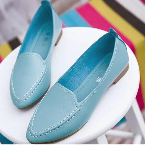 Soft Single Shoes Women Round toe Flats Women's Flats Ladies Brand Shoes Women Loafers