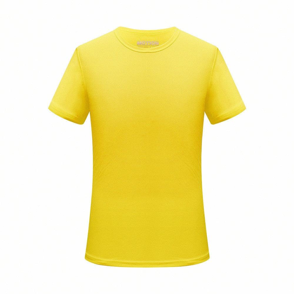 Mænd Quick Dry T-shirt Running Slim Fit Top Tees Solide skjorter