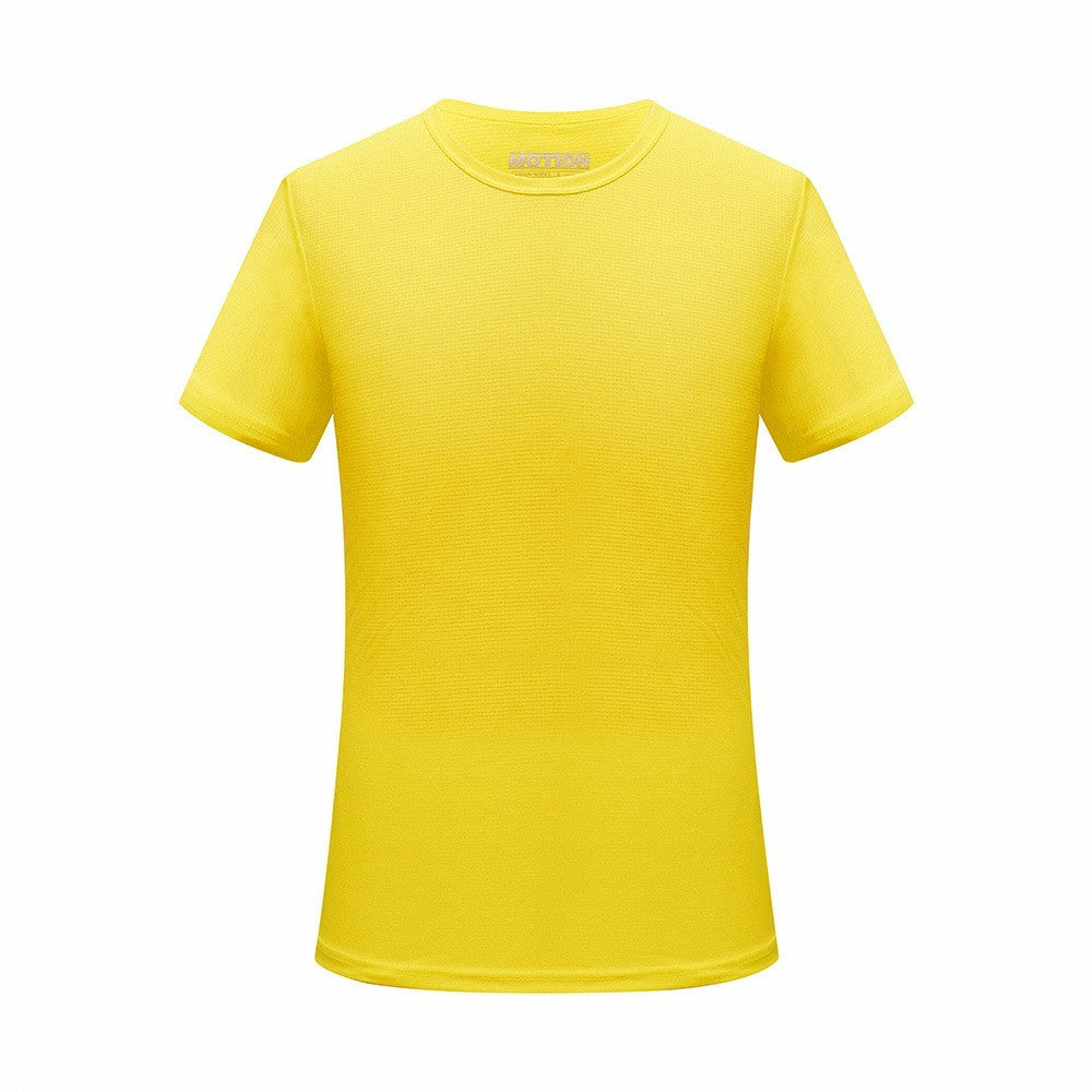 Mænd Quick Dry T-shirt Running Slim Fit Top Tees Solide skjorter