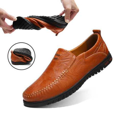 Italian Leather Moccasins